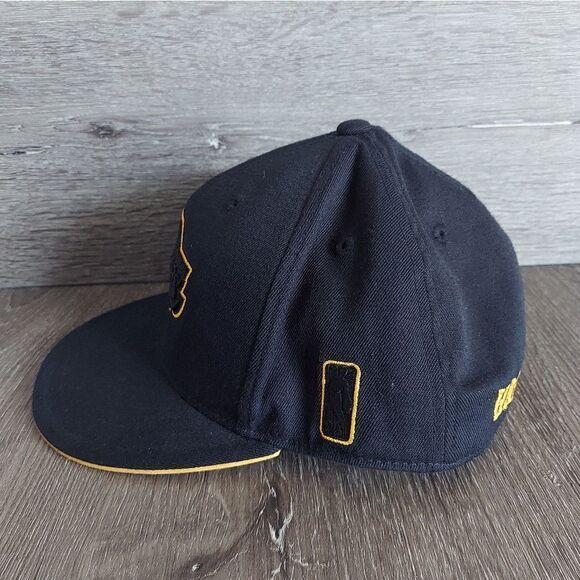 Adidas Los Angeles Lakers 210 Fitted Flex Hat 7 1/4 to 7 5/8 NBA Black - Picture 3 of 7